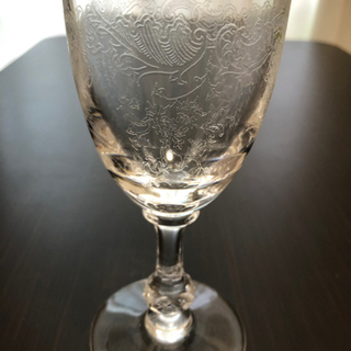 美品 エルメス SAINT-LOUIS サンルイ ワイングラス 3脚