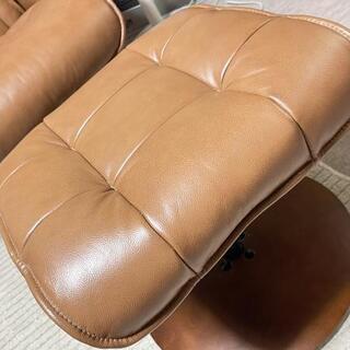 大幅値下げ‼️お買い得　超美品　リクライニングチェア　オットマン付き　ブラウン
