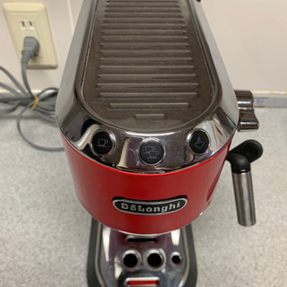 デロンギ (DeLonghi) エスプレッソ・カプチーノメーカー レッド