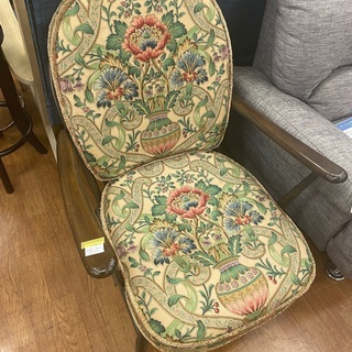 Ercol Furniture 花柄✖️ダークブラウン アームチェア Ercol 