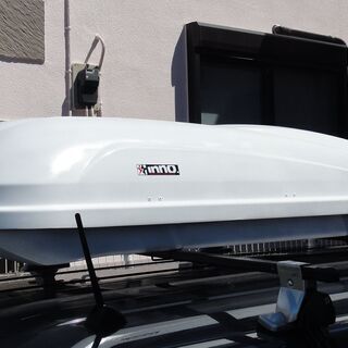 inno ルーフボックス RV761 (BR761) 白　中古 左開き ルーフBOX 小型車、軽自動車用