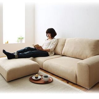ニトリ WIDE 2P N-POCKET A15 DR オットマン ヘッドレスト付