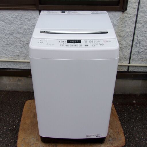 【お値打ち品‼】JMS0287)Hisense/ハイセンス 全自動洗濯機 HW-G75A 2019年製 7.5kg 中古品・動作OK取りに来られる方限定】