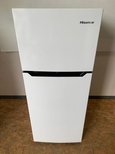 【Hisense】 ハイセンス 2ドア 冷凍 冷蔵庫 容量120L 冷凍室29L 冷蔵室91L  HR-B1201 2019年製.