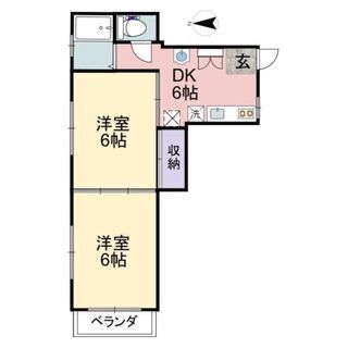 ☆敷金礼金無料・初期費用7万円台☆JR行橋駅徒歩10分の2DK☆...