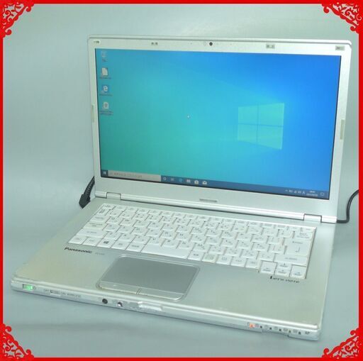日本製 高スペック ノートパソコン Windows10 中古良品 14型 Panasonic CF-LX3JDKCS 第4世代 i5 8GB DVDRW 無線LAN Bluetooth Office