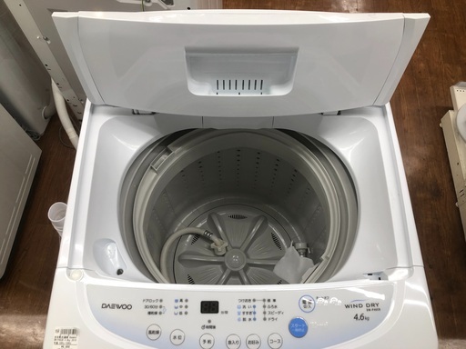【税込10,000円以下洗濯機のご紹介！】全自動洗濯機 Daewoo DW-P46CB 4.6kg 2016年製 入荷しました