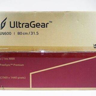 【苫小牧バナナ】LG 32GN600-B UltraGear ゲーミングモニター 165Hz対応 31.5インチ AMD FreeSync Premium テクノロジー♪