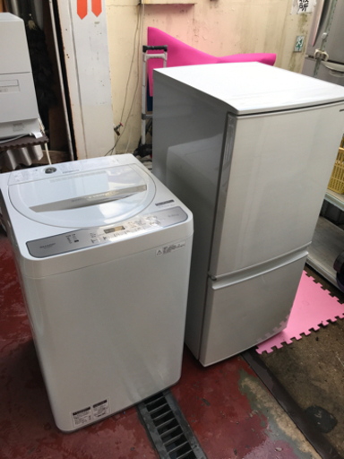 ⭕️【SHARP高年式】冷蔵庫・洗濯機セット
