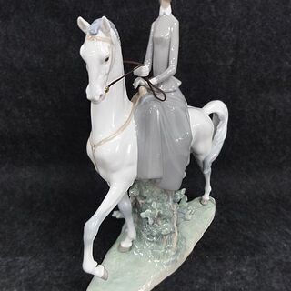 LLADRO リヤドロ 白い馬の少女 No.04516 フィギュリン ポーセリン