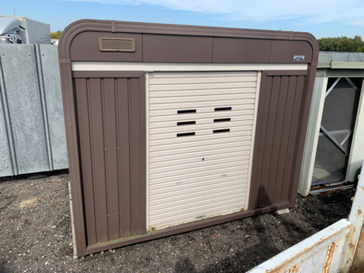 【苫小牧バナナ】北海道/札幌市☆日江金属/カスケードガレージ/シャッター付/物置/幅2940×奥行1860×高さ2300mm/近郊格安自社配送♪ 苫小牧バナナ】北海道/札幌市☆日江金属/カスケードガレージ