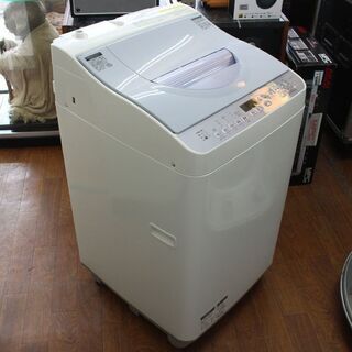 札幌市内配送無料 3ヶ月保証 16年製 シャープ 乾燥機能付き 全自動洗濯 