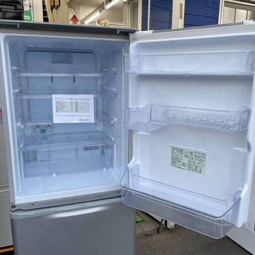 3ドア冷蔵庫 2019年 シャープ 350L SJ-W352E 両開きドア安心の3ヶ月保証自社配送時代引き可(現金、クレジット、スマホ決済対応)