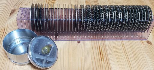 Rubin \u0026 Sons Diamond Sieve ダイアモンド 宝石 用 ふるい 0～20番 40枚セット