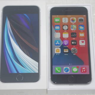 中古　SIMフリー Apple iPhone SE（第2世代）MXD12J/A A2296 128GB ホワイト
