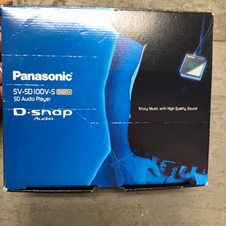 Panasonic  D-snap⭐︎ポータブルプレイヤー⭐︎