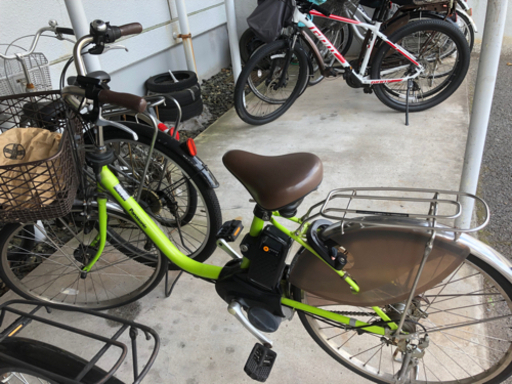 決まりました。大人電動自転車　ゆずります