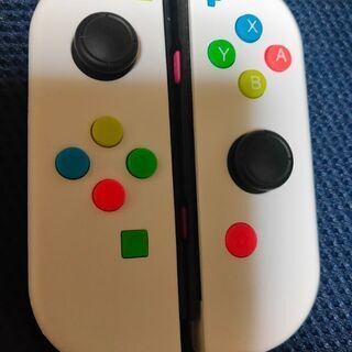 【ネット決済・配送可】【激レア】Switch　ジョイコン　ホワイ...