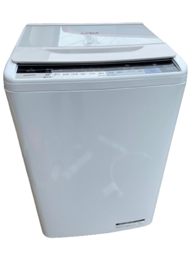 つけおき洗浄済❗2016年製 日立 全自動洗濯機 7kg ホワイト BW-V70A W(0929c)