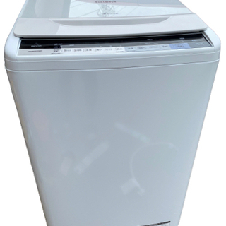 つけおき洗浄済❗2016年製 日立 全自動洗濯機 7kg ホワイト BW-V70A W