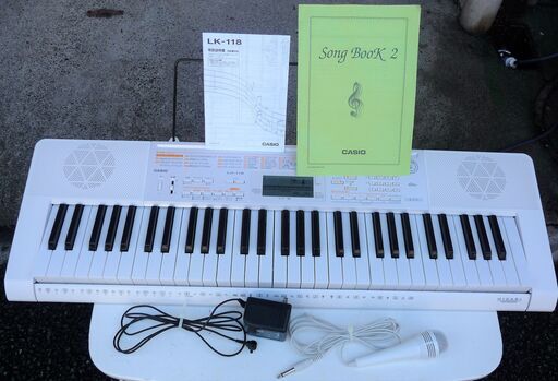 ☆カシオ CASIO LK-118 HIKARI KEYBOARD 光ナビゲーションキーボード◆お家でレッスン