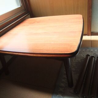 【中古品】テーブル　正方形74cm    高さ 32cm  、7...