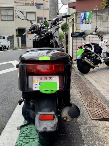 豊島区大塚ヤマハVOXボックス 実働車 4スト50cc SA31J自賠責付き試乗も
