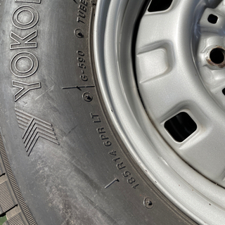 車のパーツ 185/45R14 6PR スタッドレス ホイルセット