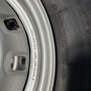 車のパーツ 185/45R14 6PR スタッドレス ホイルセット