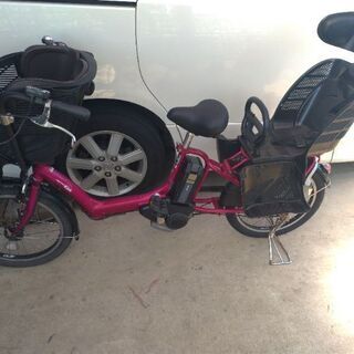 電動自転車 20インチ ヤマハPAS KISS 3段ギア ピンク LEDライト
