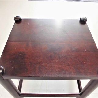 北海道民芸家具 飛騨産業 椅子 スツール 焼印有 幅39x奥行45x高さ42cm