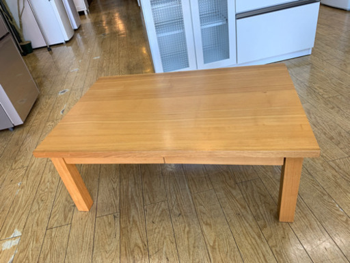 2/19 値下げ⭐️廃盤⭐️無印良品 収納付センターテーブル タモ材 MUJI