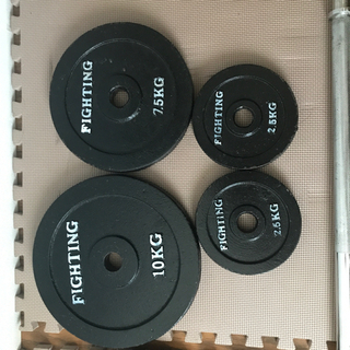 バーベルセットとスクワット台　中古