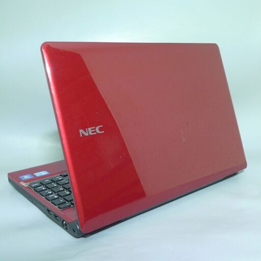新品爆速SSD レッド ノートパソコン Windows10 中古美品 13型ワイド NEC PC-GL176C3AS 第2世代 i7 8GB DVDマルチ 無線 Wi-Fi Office
