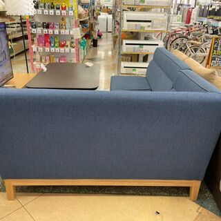 🔷NITORI(ニトリ) カウチソファ リビングソファ　テーブルセット 🔹定価￥71,094🔹 人気のファブリックソファ🔷