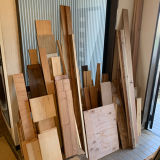 材木の端材大量出品　日曜大工、DIY、薪などに活用してください！