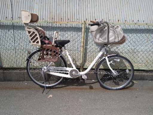 売約!!チャイルドシート付き自転車