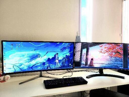 デスクトップパソコン 本体 モニター キーボード セット