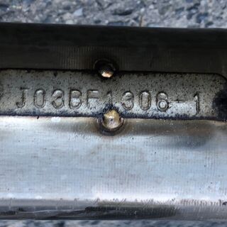 柿本改マフラー  リアピースのみ　スバル レガシィ ツーリングワゴン(E-BG)に使用の中古　SUBARU　レガシー