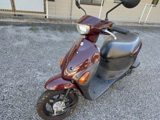 スズキ SUZUKI レッツ４ FIモデル　実働 書類有 純正鍵x2 現役稼働 異音無 灯火類確認済 欠け割れヒビ無 外装美麗　タイヤ交換済み