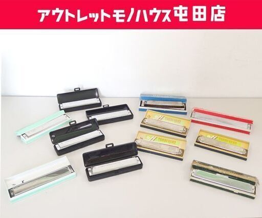 トンボ ハーモニカ まとめて TOMBO 12本セット オブジェ 動作未確認☆札幌市 北区 屯田