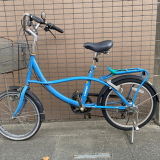 青くて可愛い自転車 20インチ 