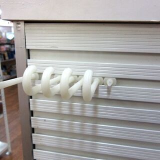 J-AXIS 店舗販促什器 直径38×高143cm 正方形 回転式 ディスプレイ棚 フック付き 店舗什器 スチールラック 札幌 厚別店