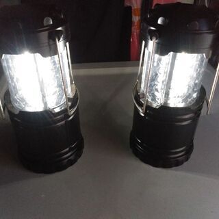 【ネット決済】乾電池式LEDランタン　２個セット