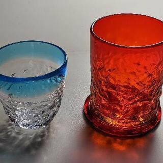お酒のロック等に👍　琉球ガラスのグラス