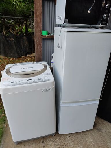 単身家電3点セット2015年以上　冷蔵庫・電子レンジ・洗濯機　3セット　配送設置OK条件有