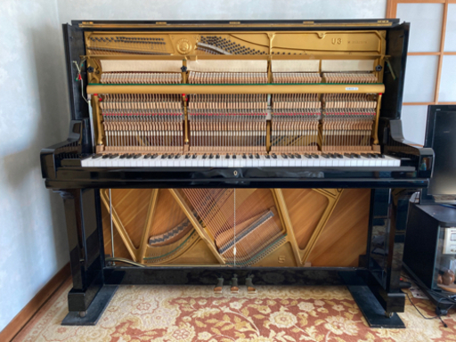 値下げ！中古ヤマハピアノ U3M状態良好！運送・調律込SOLD OUT - 鍵盤  