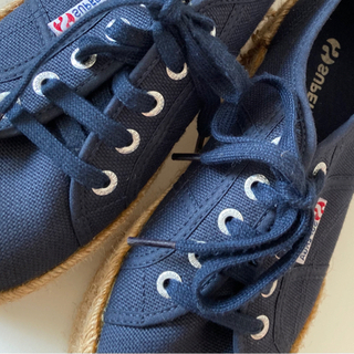 SUPERGA 厚底エスパ　スニーカー24センチ