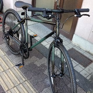 700c クロスバイク 7speeds/モスグリーンの通販はau PAY マーケット 