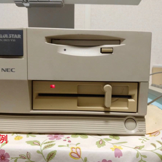 【旧メディア吸い出し用】PC-9821V16(Pentium166MHz)/HDD1.6GB(不良セクタ無し)/3.5&5インチFD搭載、98 OSディスク、マウス、キーボード付 送料無料 